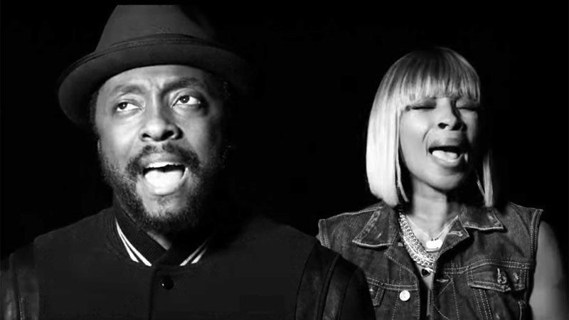 Black Eyed Peas will.i.am with Mary J. Blige
