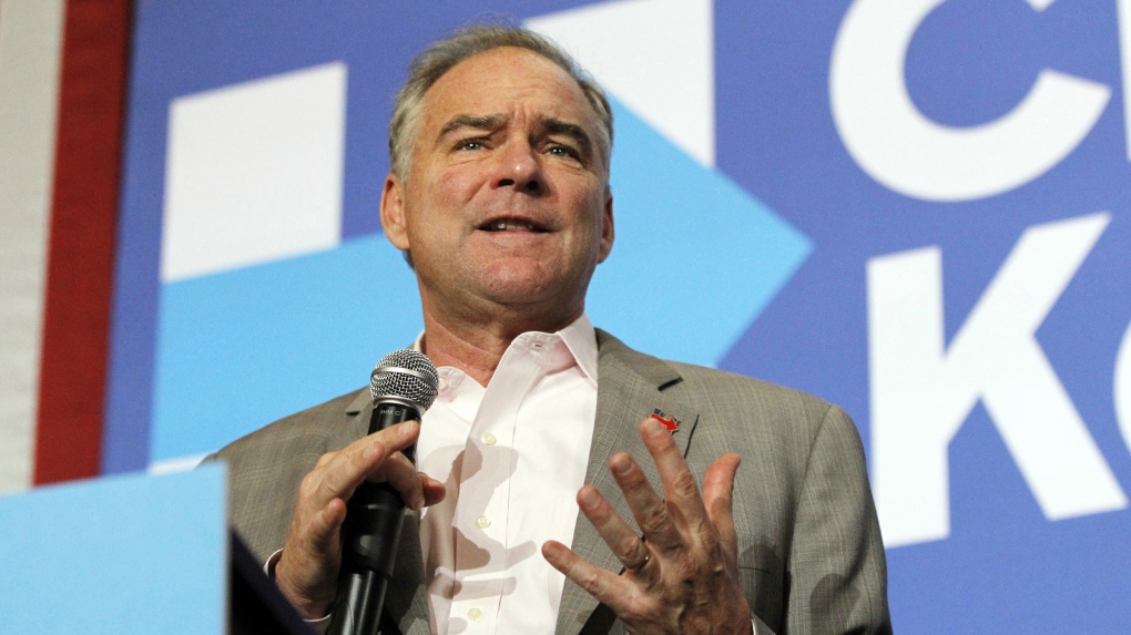 Democratic vice presidential candidate Tim kaine