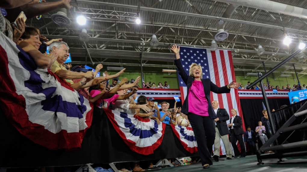 Hillary Clinton in Tampa, Fla.
