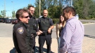 Len Pidgeon, who survived a heart attack, reunites with the Ottawa Police officers who helped save his life.