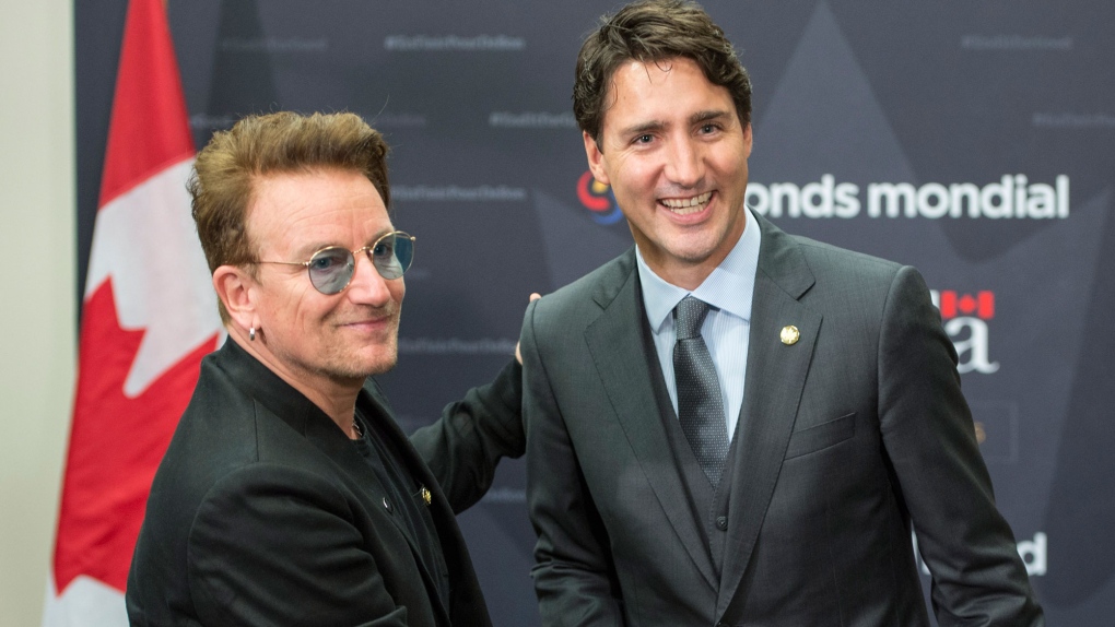 Trudeau meets Bono