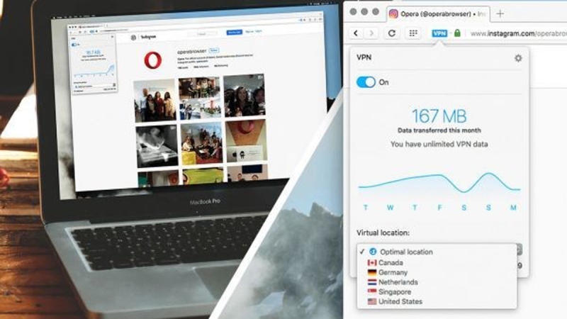 Opera 40 introduces a free, unlimited VPN
