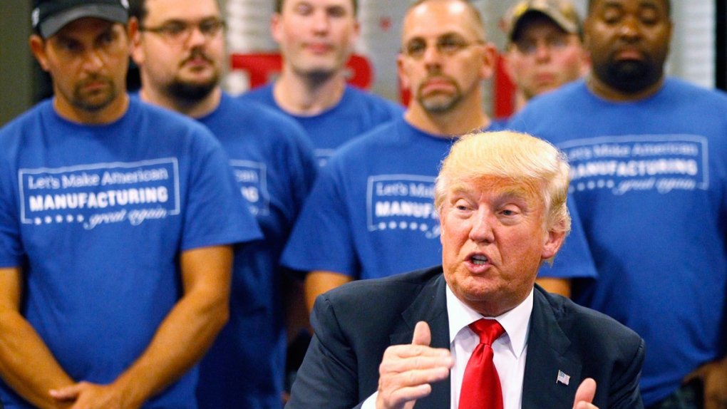 Donald Trump campaigns in Dayton, Ohio