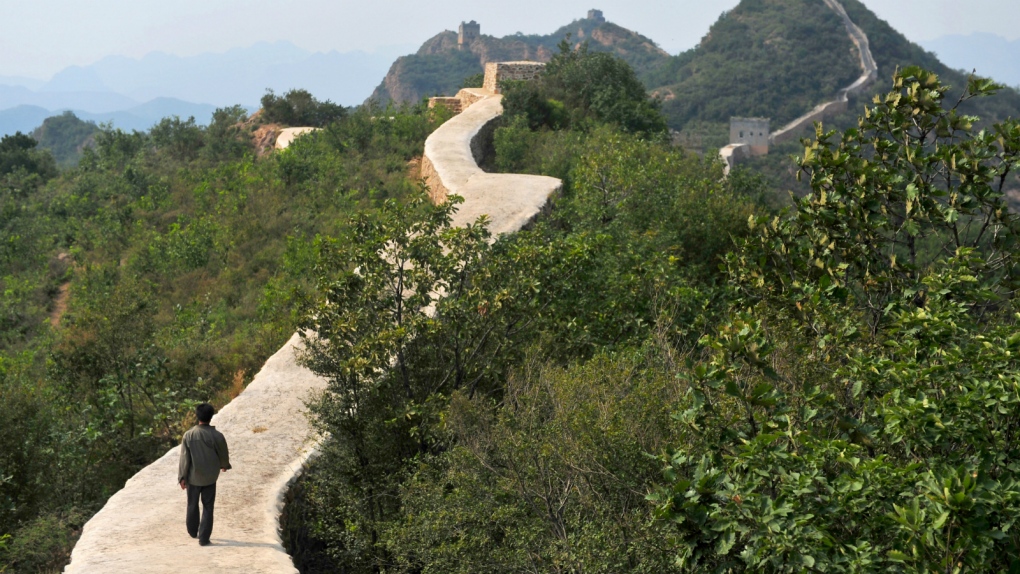 Great Wall of China damaged during restoration