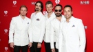 Brian Littrell, Kevin Richardson, Nick Carter, A.J. McLean and Howie Dorough of the Backstreet Boys attend the 12th Annual MusiCares MAP Fund Benefit Concert, in Los Angeles, on Thursday, May 19, 2016. (John Salangsang/Invision/AP)