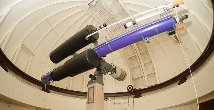 The telescopes of The Hume Cronyn Memorial Observatory.
(Photo courtesy of Western University)