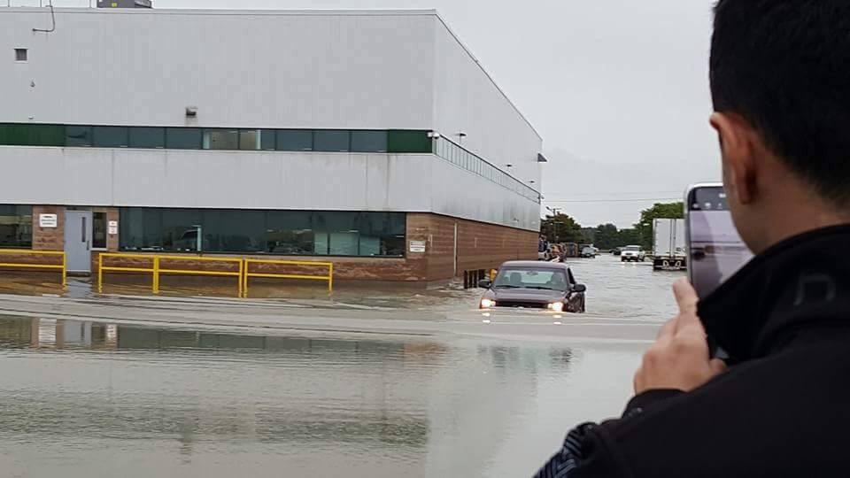Lakeshore flooding