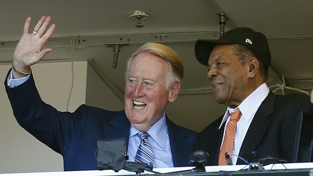 Vin Scully calls last game