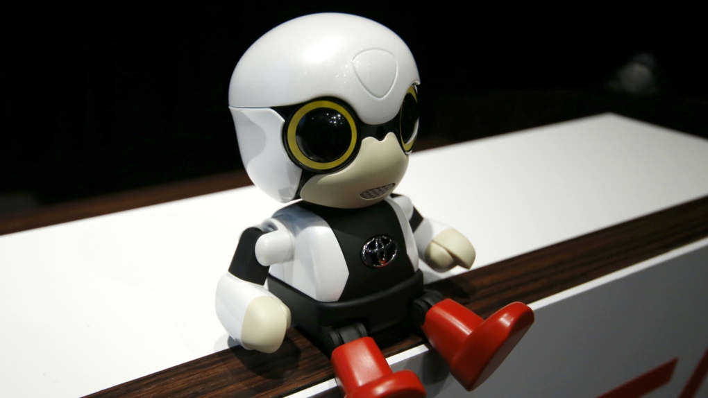 Toyota unveils mini robot