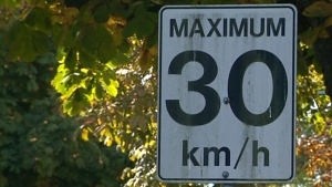Drivers in Victoria's Hillside-Quadra neighbourhood will be the first to experience the city's new default speed limit of 30km/h on residential streets starting this spring. (CTV New