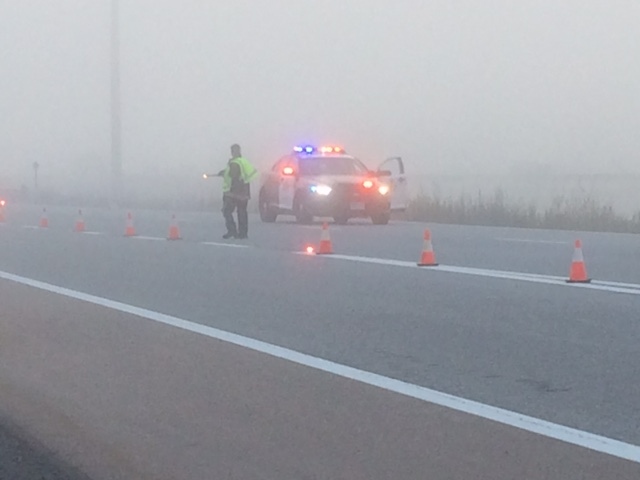 Ontario Provincial Police at the scene of a multi-vehicle crash on Highway 17 at Calabogie Road on Friday, Oct. 7, 2016. (Jim O'Grady/CTV Ottawa)