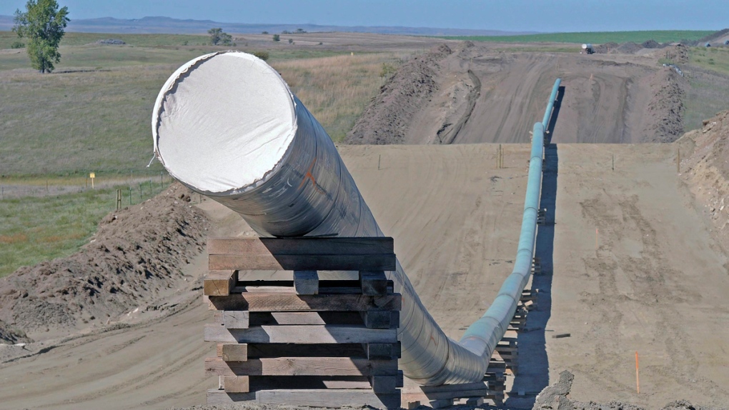 Dakota Access Pipeline under construction