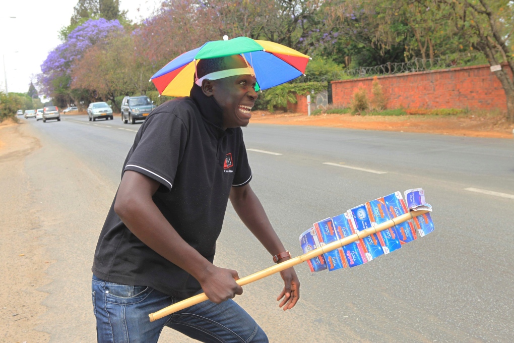 Zimbabwe street vendor 