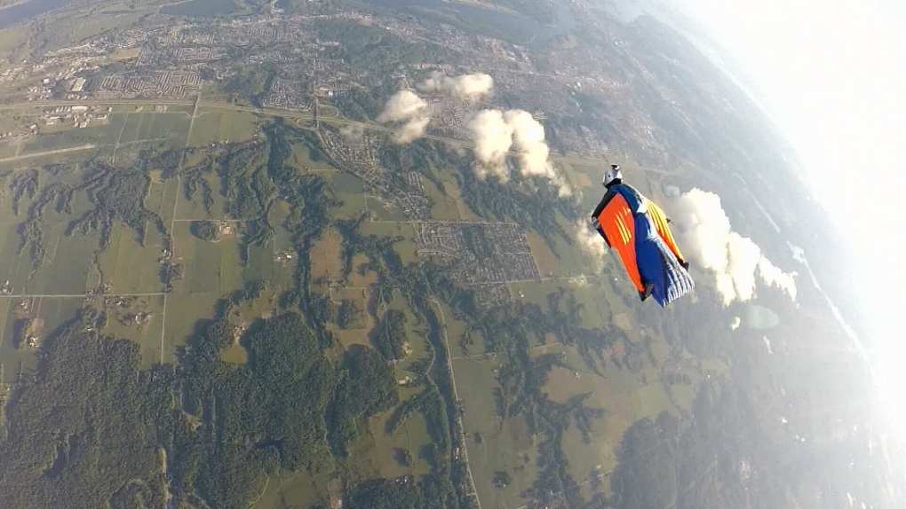 Wingsuit flyer heading to championships