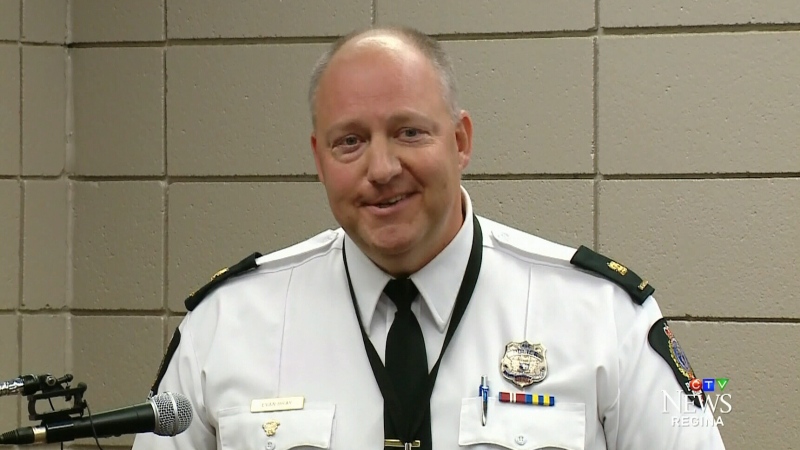 Evan Bray has been named Regina’s new police chief