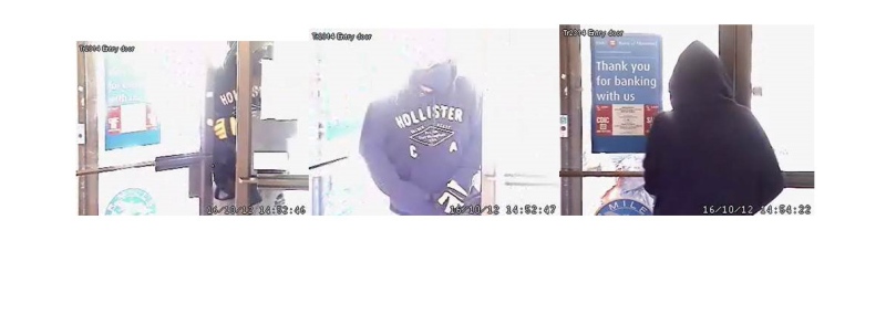 Police seek a suspect after a robbery in Bothwell. (Courtesy Chatham-Kent police)