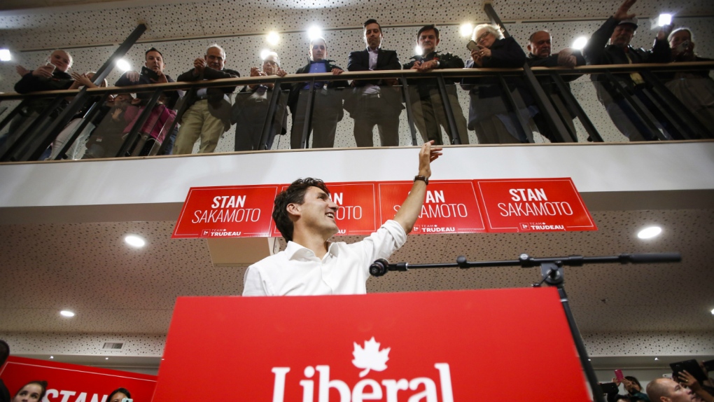 Trudeau attends byelection event in Alberta