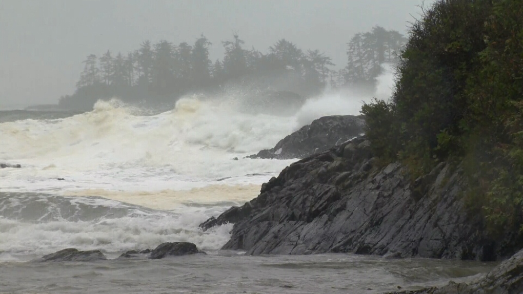 Vancouver Island storm
