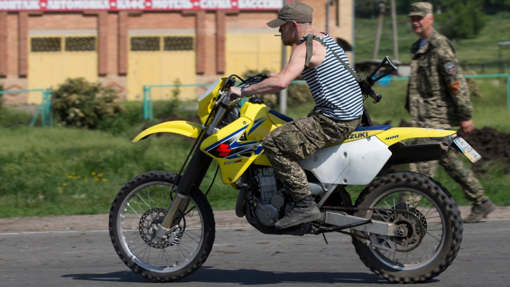 Arsen Pavlov outside Slovyansk in 2014