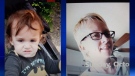 Windsor police say an 18-month-old boy was abducted by his mother in Windsor, Ont. (Courtesy Windsor police)