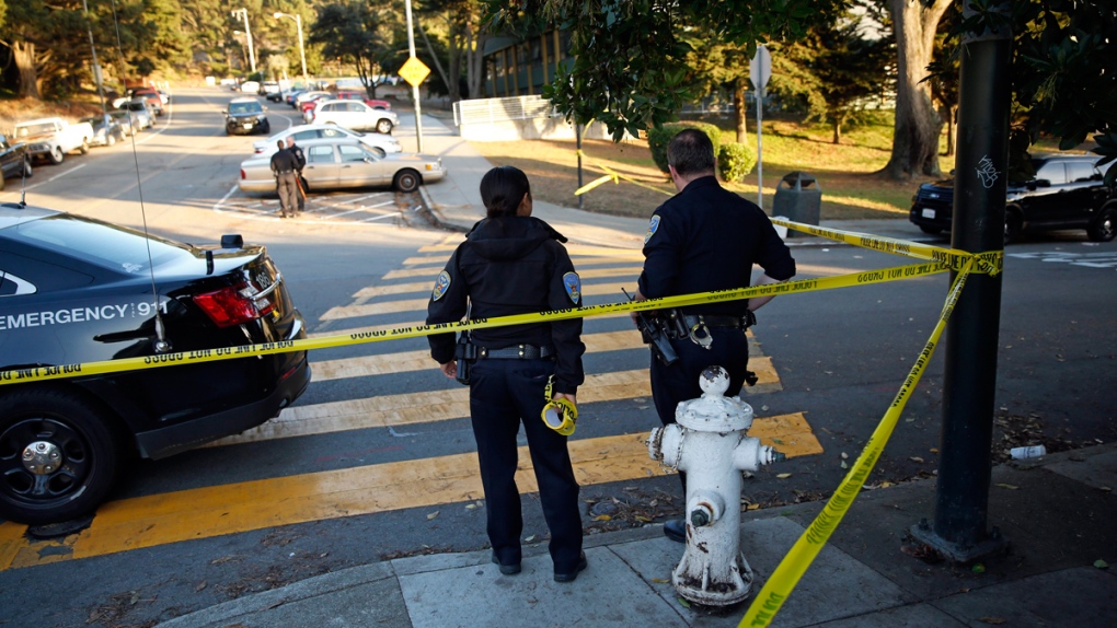 Site of a school shooting in San Francisco