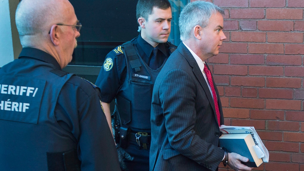 Dennis Oland arrives at the Court of Appeal