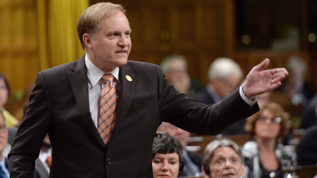 NDP MP Peter Julian in the House of Commons