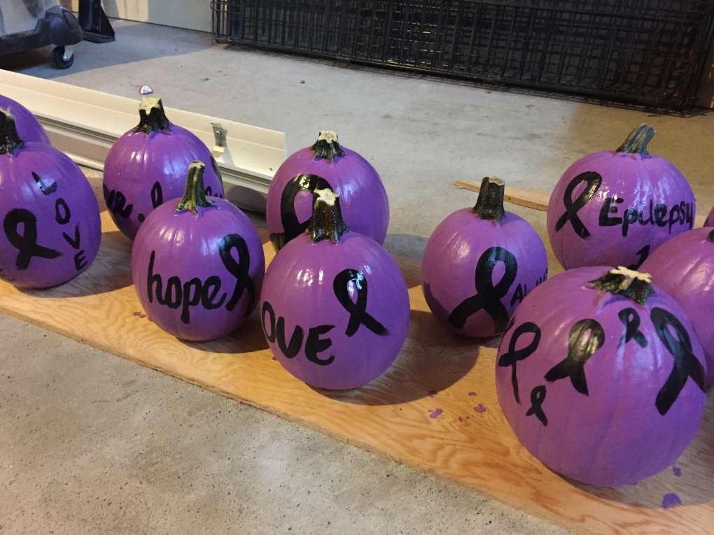 Purple pumpkins
