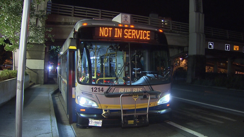 A West Vancouver bus is seen in this file photo.