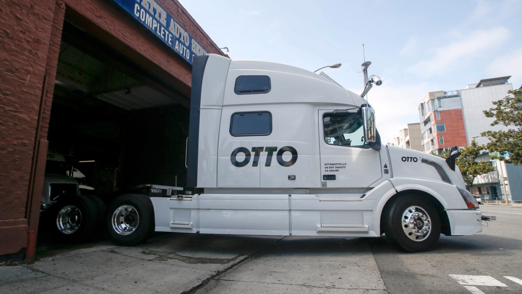 Otto's self-driving, big-rig truck