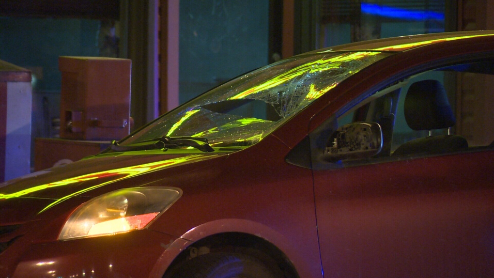 Pedestrian struck by car on Whyte Ave