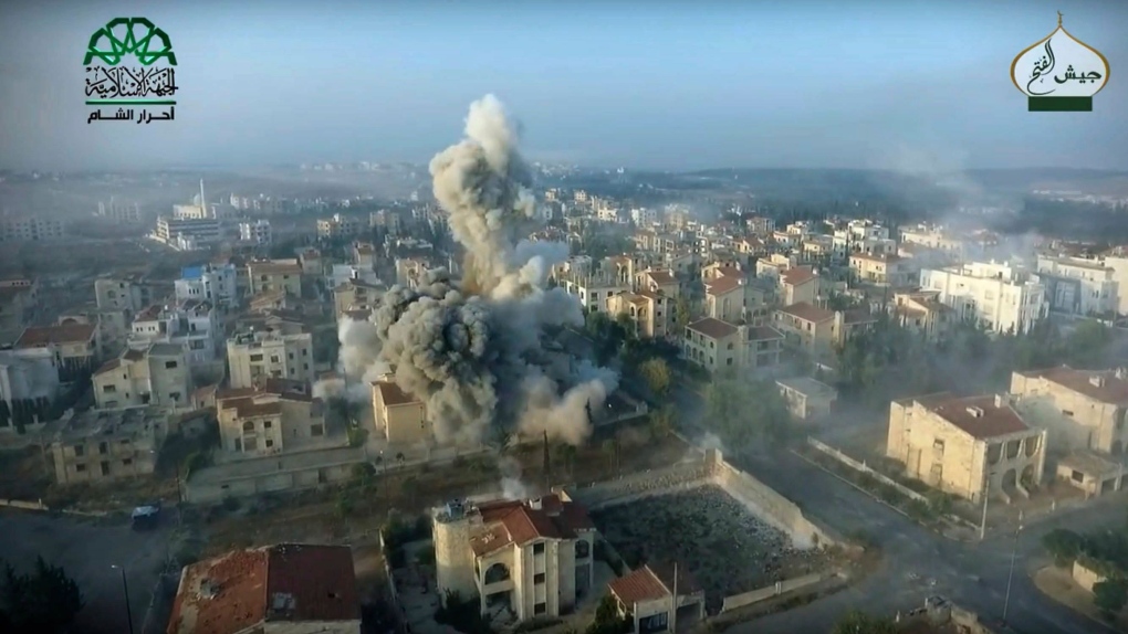 Aleppo shelling