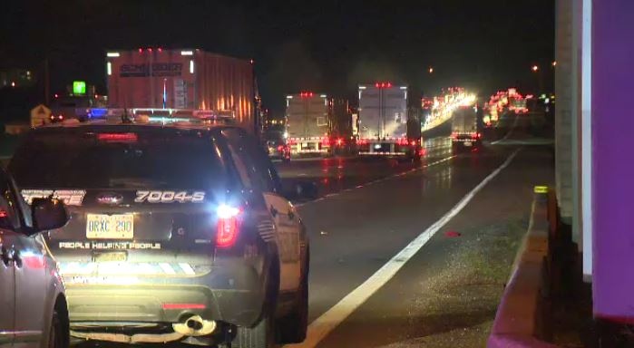 Highway 401 closed after incident on overpass