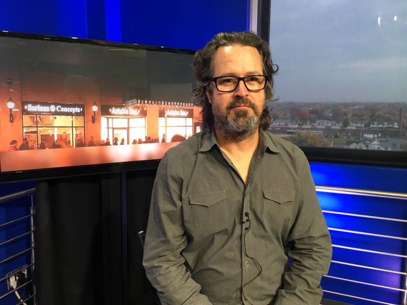 Filmmaker Matt Gallagher, born and raised in Windsor, has a documentary at the Windsor International Film Festival in Windsor, Ont., on Thursday, Nov. 3, 2016. (Melanie Borrelli / CTV Windsor)