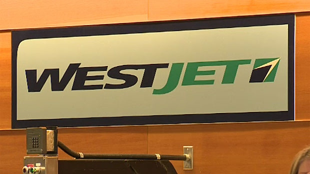WestJet sign