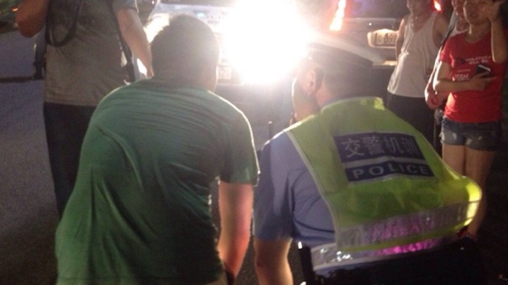 Police in China have odd punishment for drivers