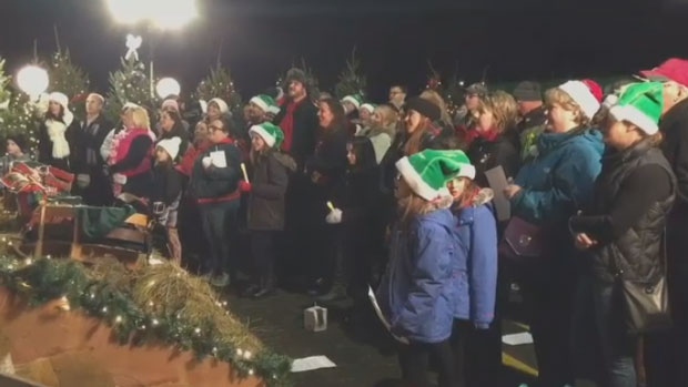 Sobeys decided to use the ‘Star of Christmas’ song in a new commercial that was filmed in Moncton this week at the Sobeys on Elmwood Drive.
