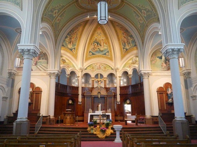 The restoration of the Parish of St. Joseph Catholic Church in River Canard near Windsor has returned the hand-painted murals and plaster to their original appearance when the church opened in 1915.