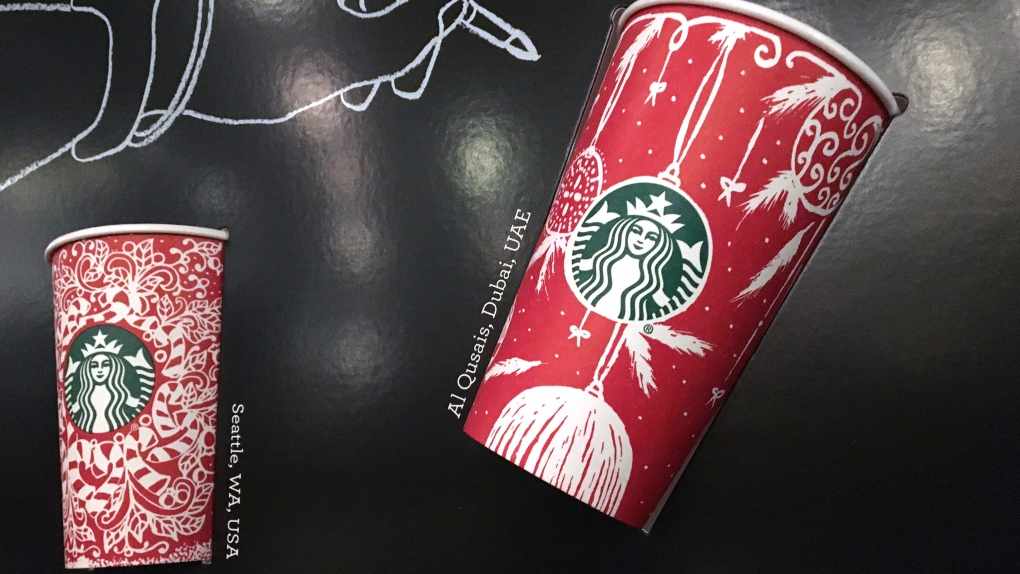 Starbucks holiday cup 2016