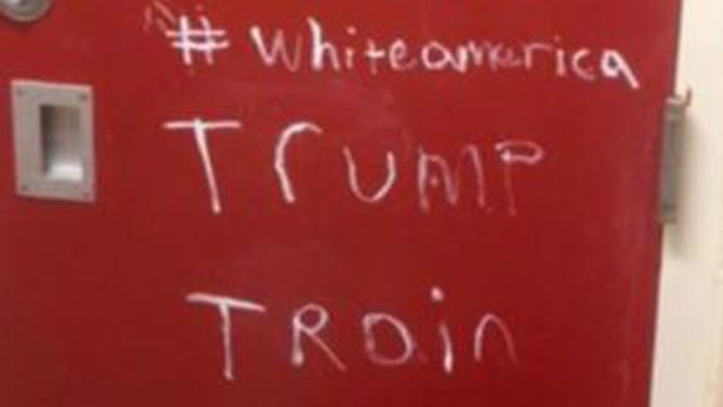 Racist graffiti