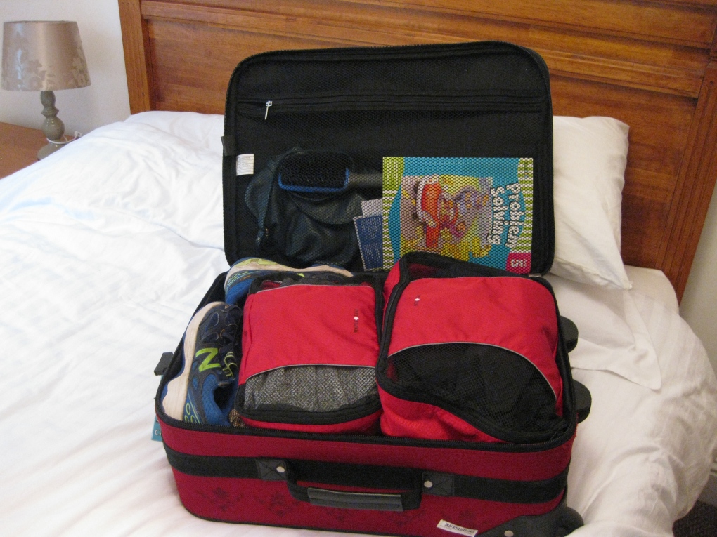 How to stay organized on long trips with packing cubes and the rule of ...