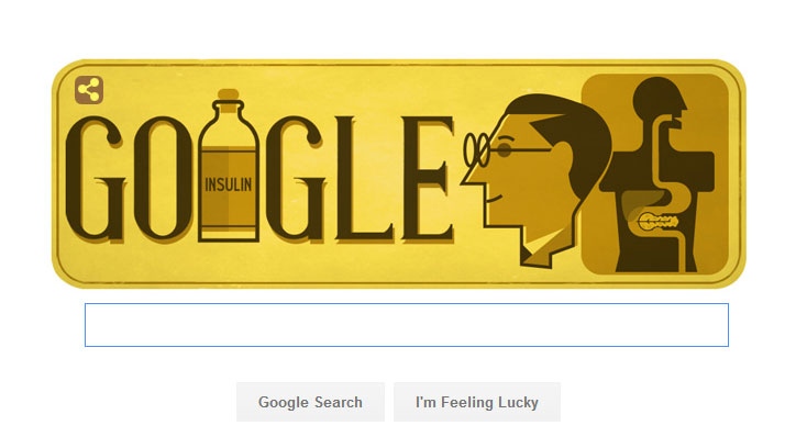 Google Doodle Sir Frederick Banting
