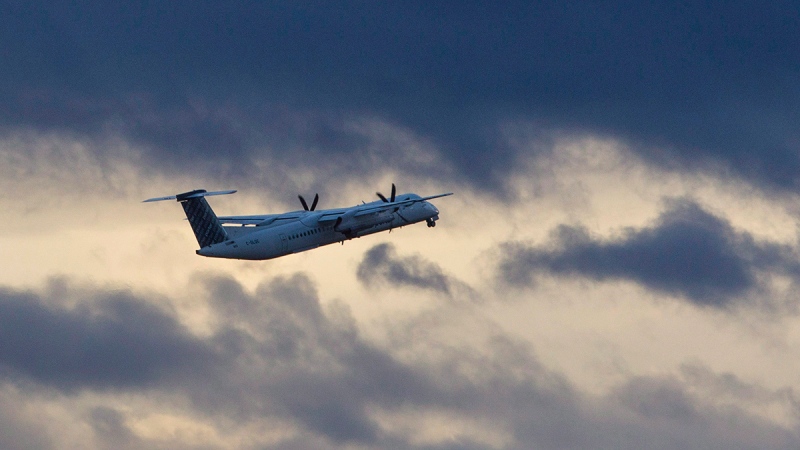 A Porter Airlines plane takes off from Toronto's Island Airport on Friday, Nov. 13, 2015. (Chris Young / THE CANADIAN PRESS)