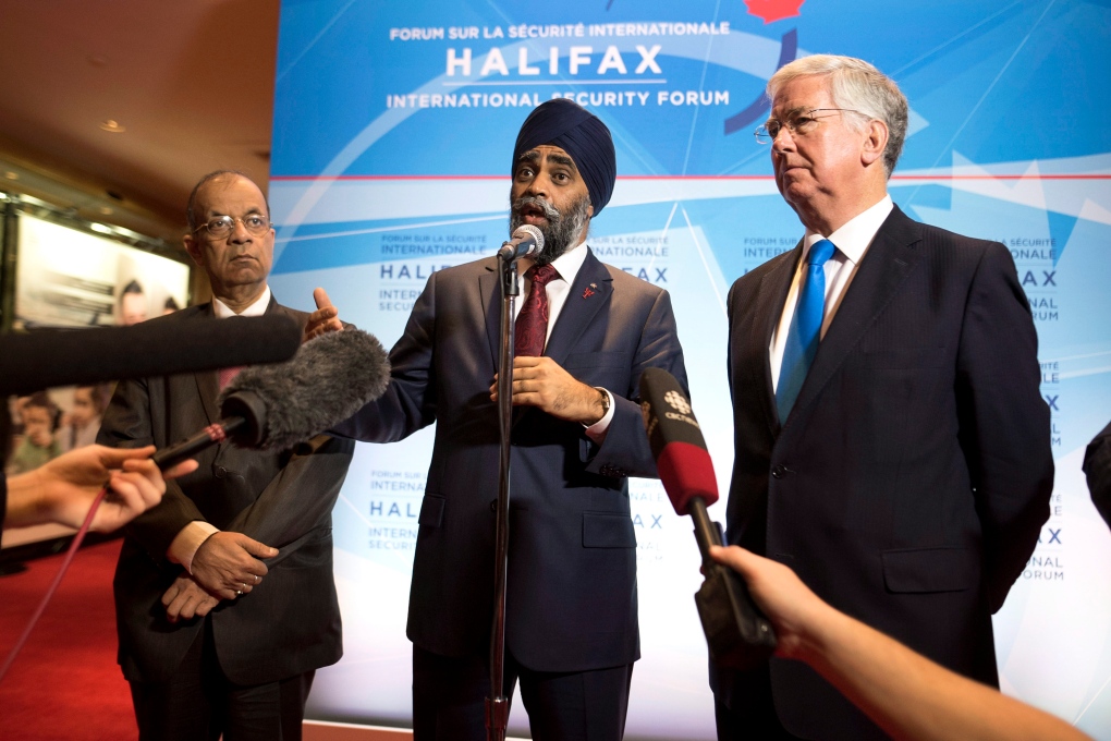 Canada's Defence Minister Harjit Sajjan
