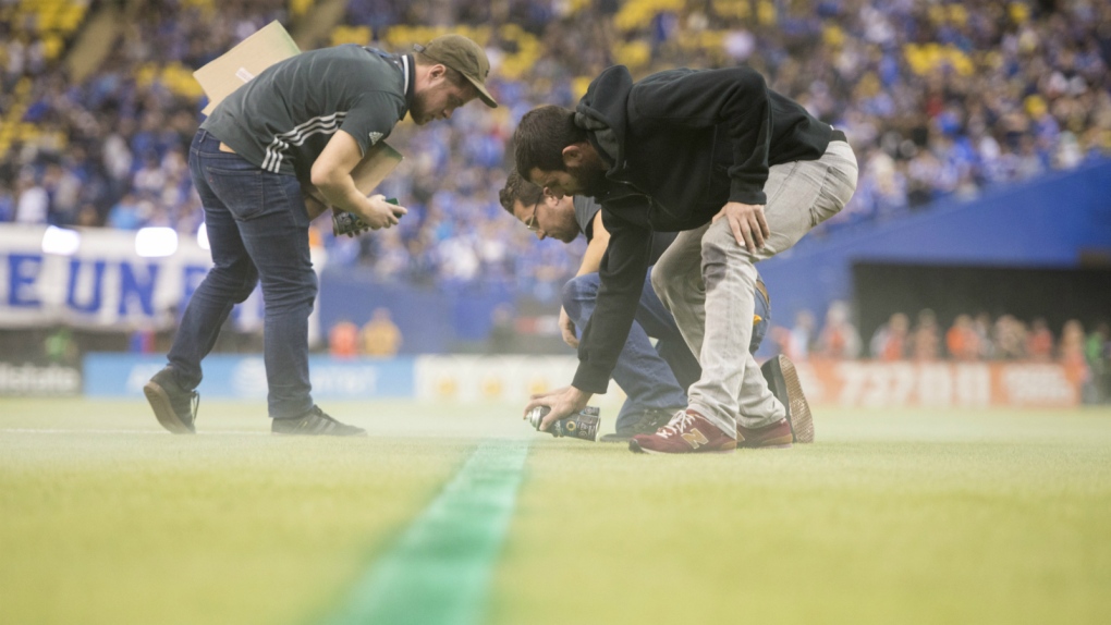 MLS playoff game delayed due to field issues