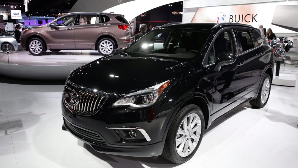 The Buick Envision in Detroit