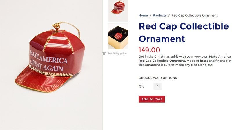 Trump ornament