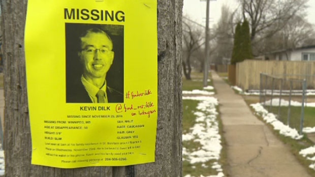 Kevin Dilk missing Winnipeg teacher