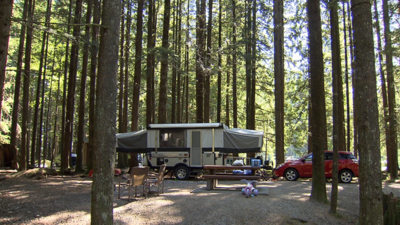 Camping sites added to B.C. parks