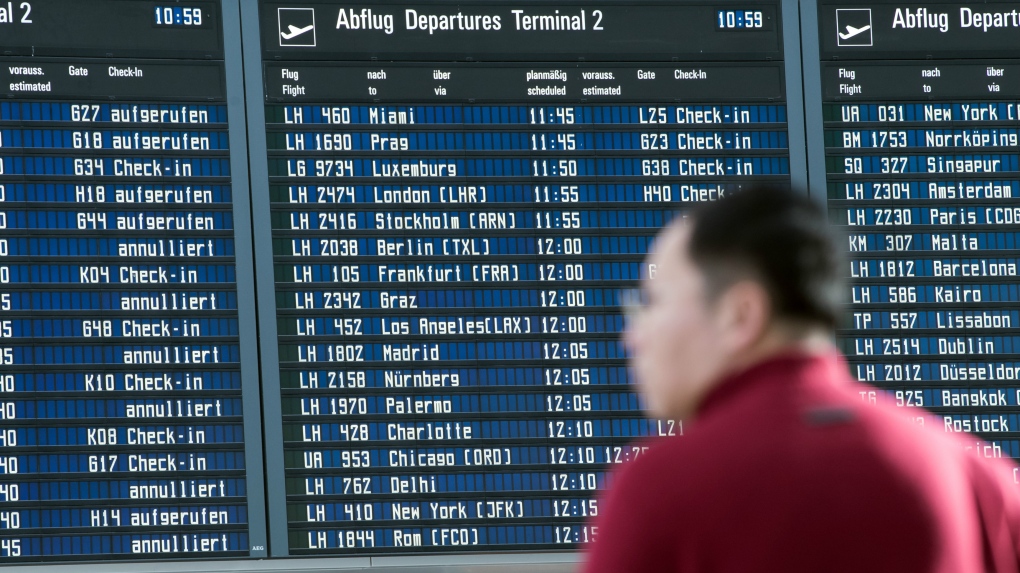 Lufthansa strike cancels flights